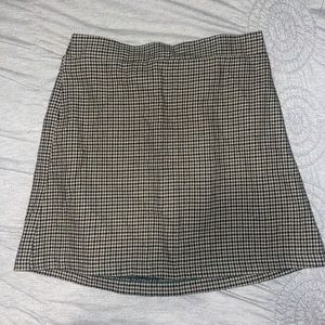 Plaid skirt